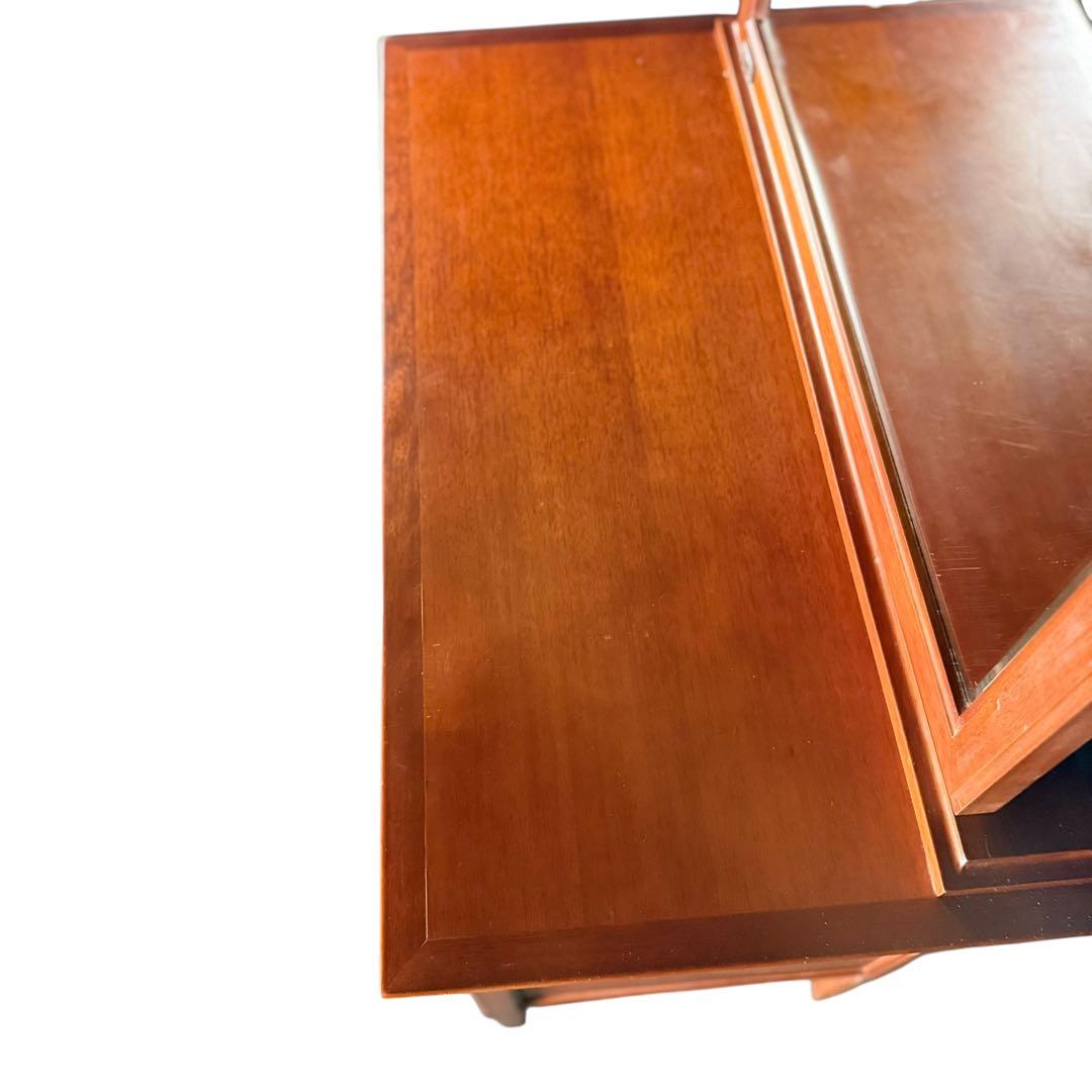 KZ006 マルニ木工　地中海　ドレッサー　椅子付　maruni 鏡台