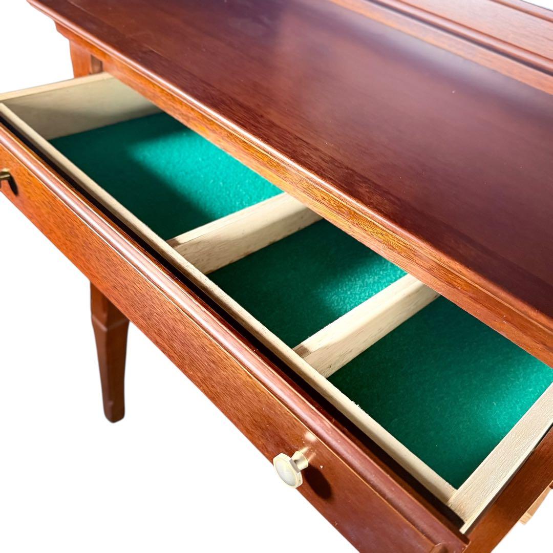 KZ006 マルニ木工　地中海　ドレッサー　椅子付　maruni 鏡台