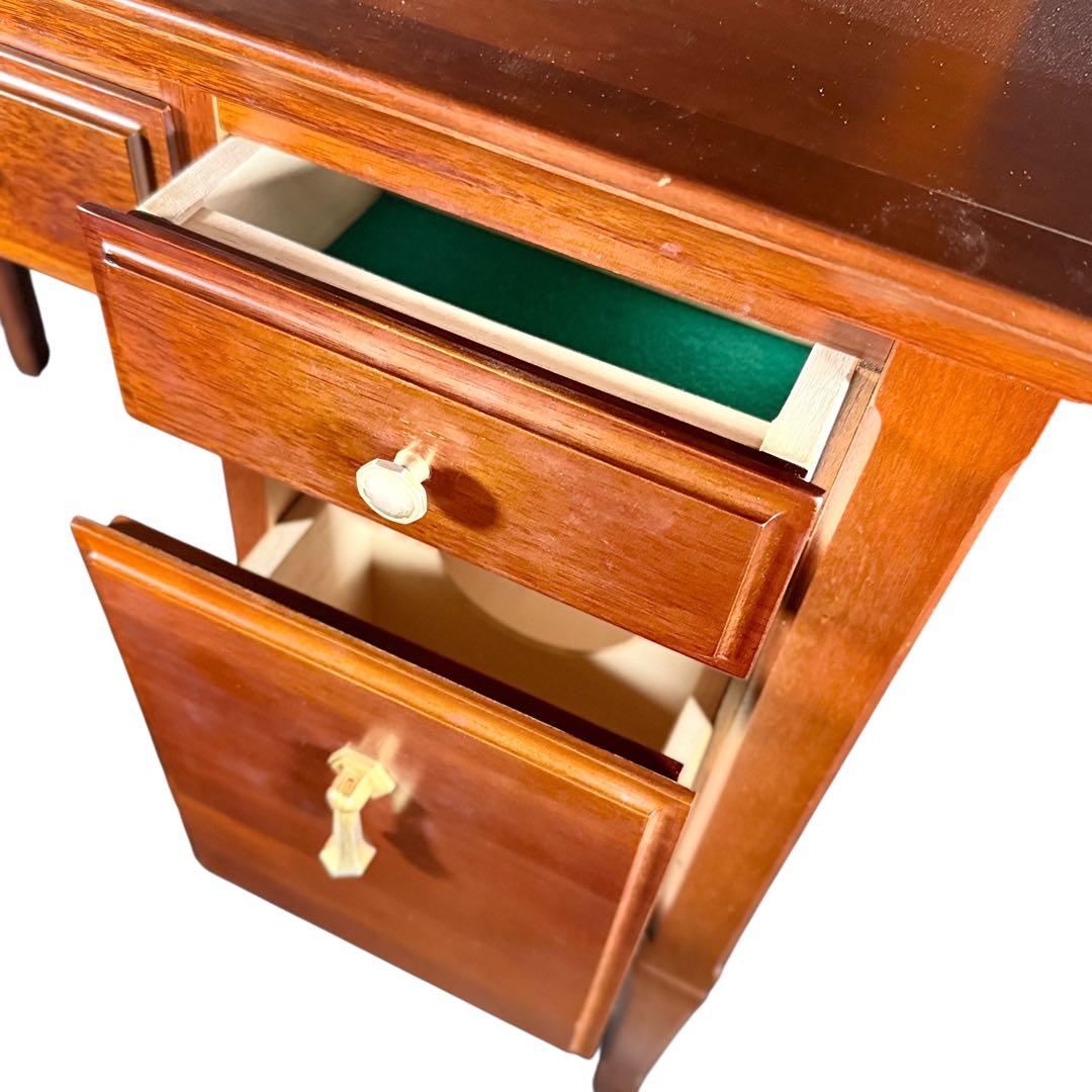 KZ006 マルニ木工　地中海　ドレッサー　椅子付　maruni 鏡台