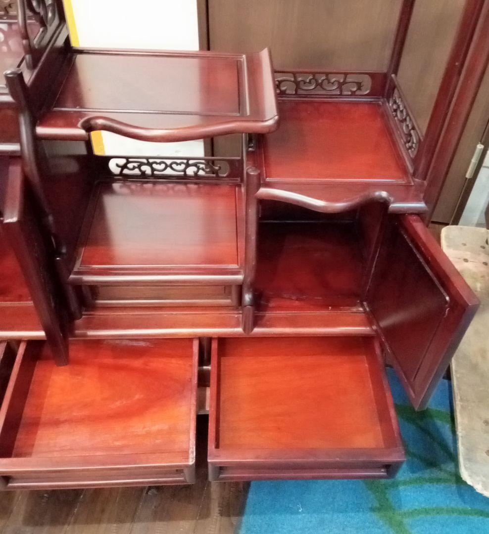 【北九州市・福岡市限定】飾り棚　唐木【配達に設置込み】