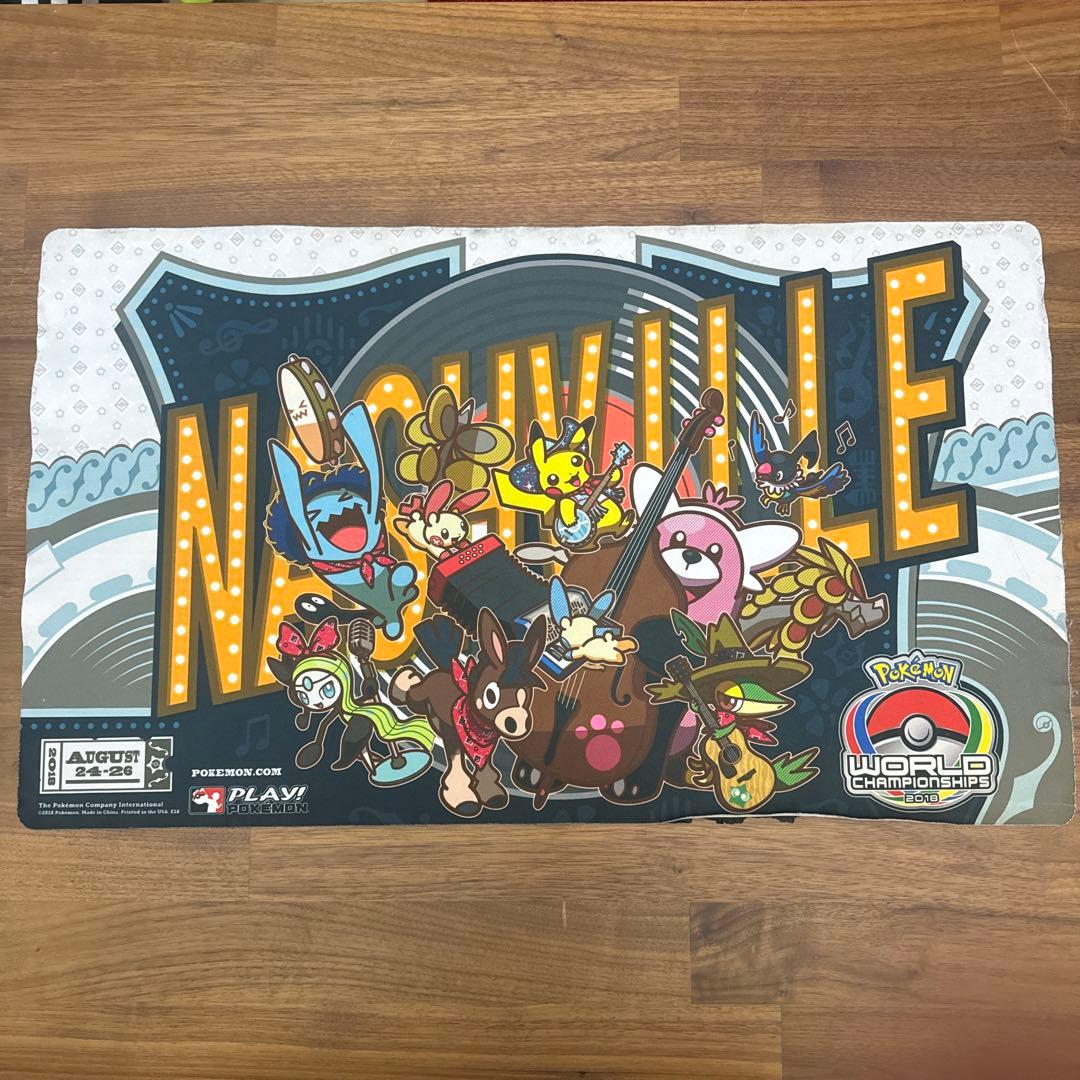 ポケモンカード プレイマット WCS2018 ナッシュビル ポケカ 海外プレマ