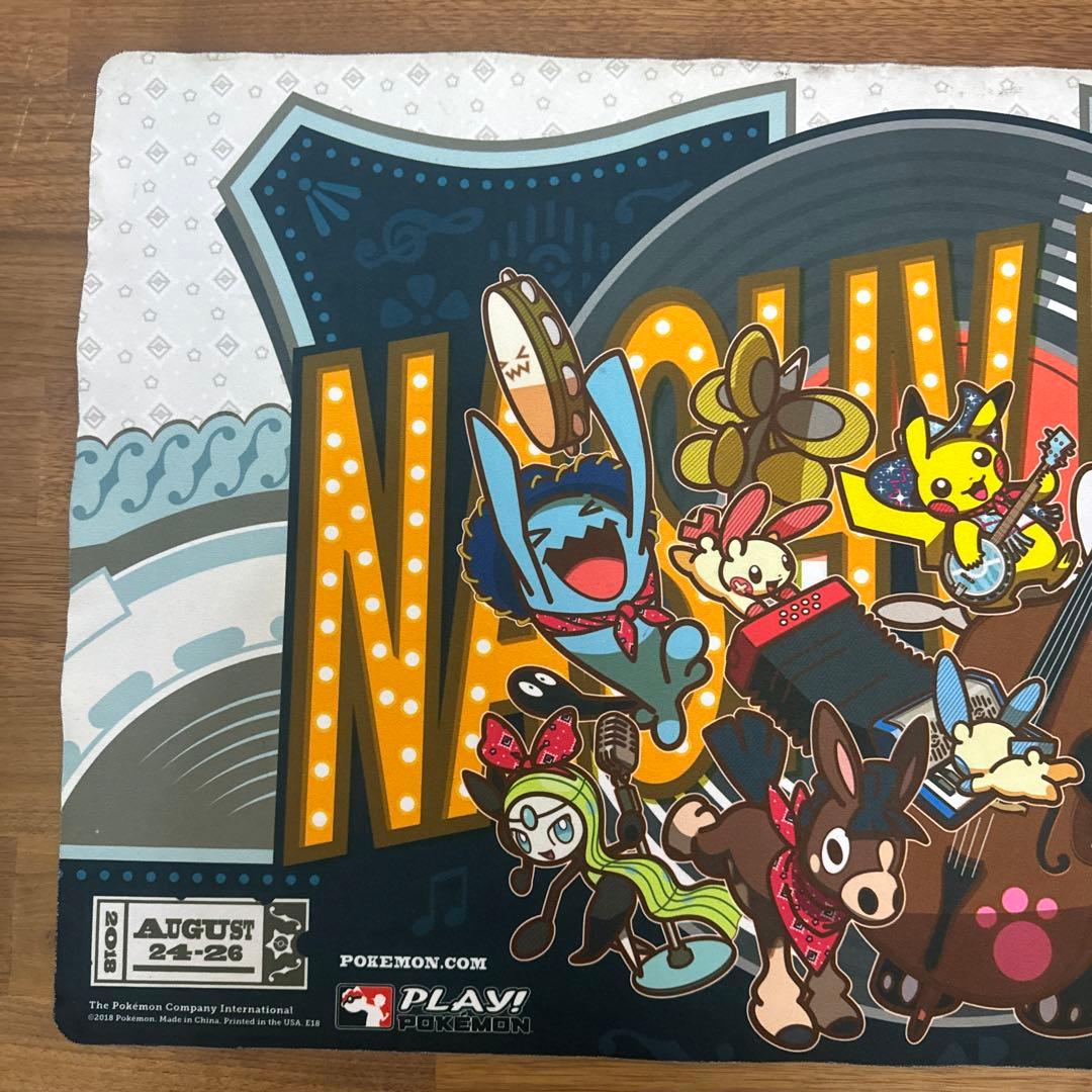 ポケモンカード プレイマット WCS2018 ナッシュビル ポケカ 海外プレマ