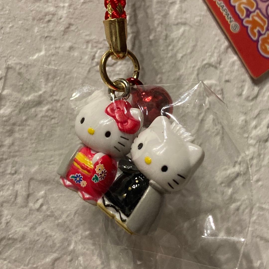 ご当地キティ 熱海限定 キティ&ダニエル 温泉饅頭 足湯 根付け 未開封