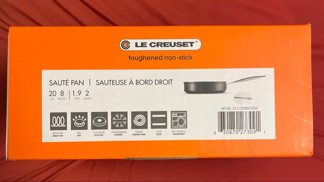 新品LE CREUSET ル・クルーゼ フライパンTNSソテーパン 20cm