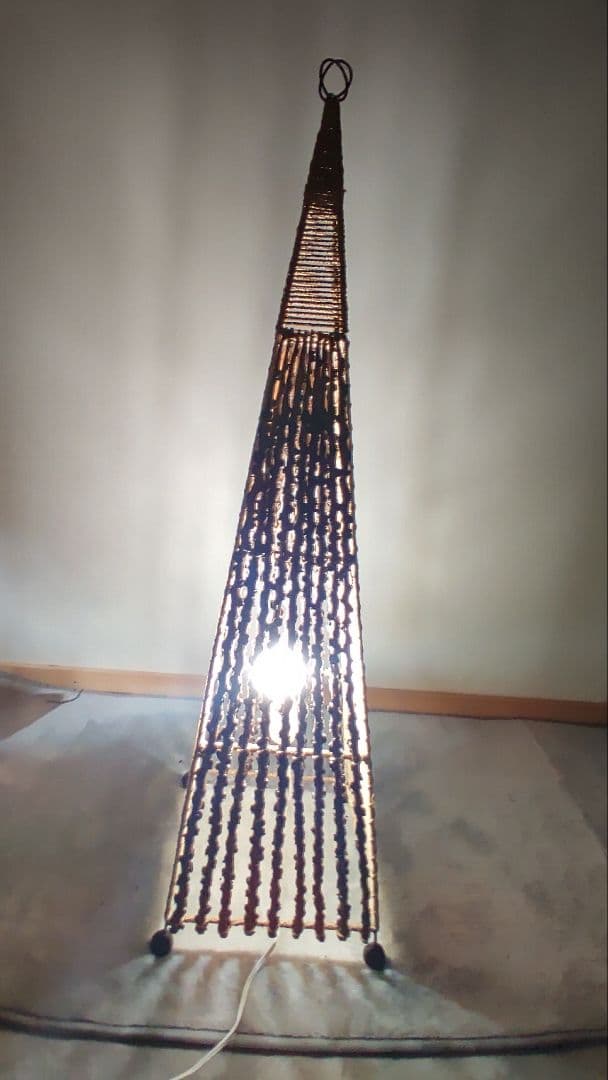 バリ島  アジアンランプ 高さ約100cm  ランプ