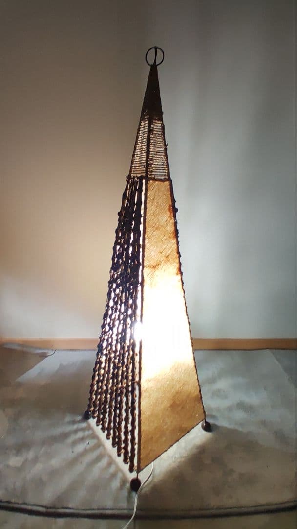 バリ島  アジアンランプ 高さ約100cm  ランプ