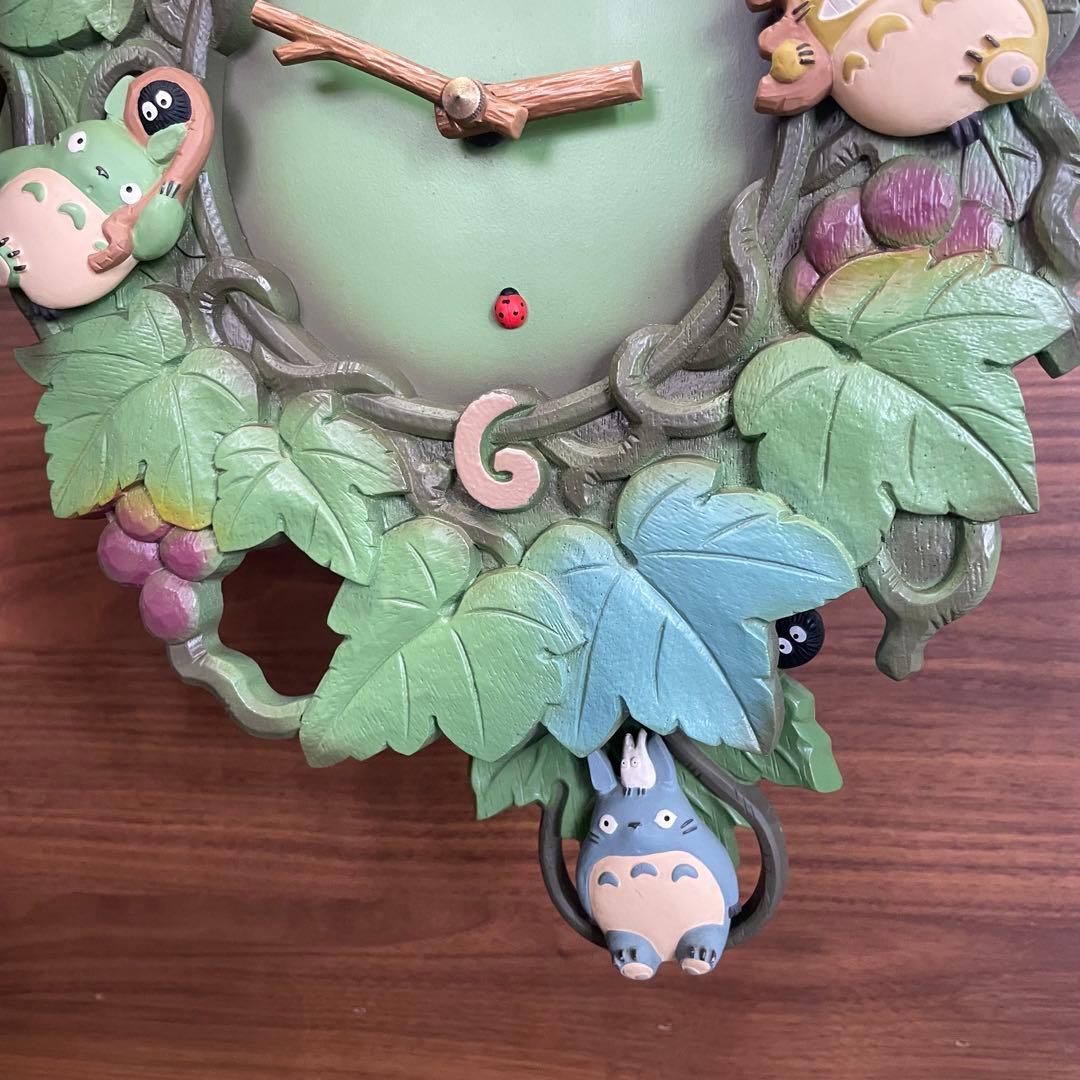 【廃盤】ヴィンテージ　となりのトトロ 振り子時計 リズム時計 動作確認済み