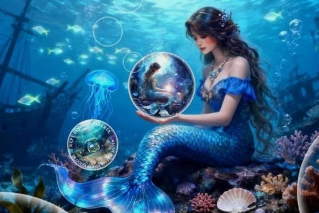 WHISPERS OF THE DEEP マーメイド 1oz 純銀貨 - メルカリ