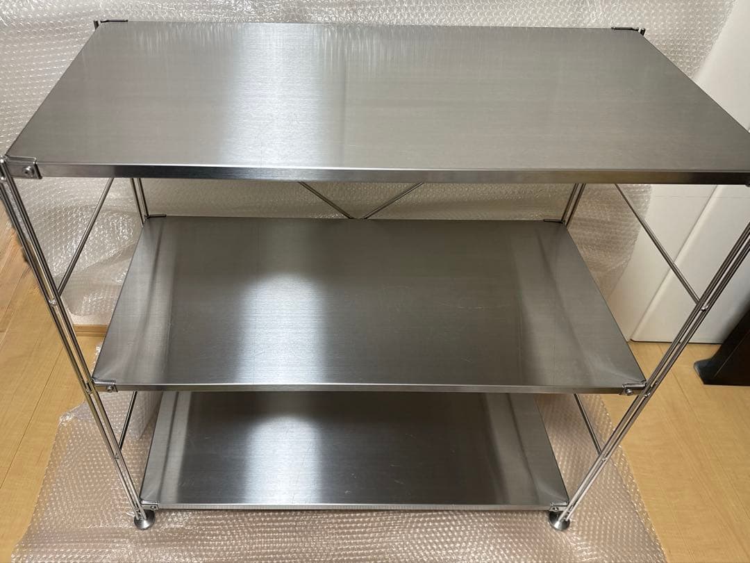 無印良品 ステンレスユニットシェルフ ワイド 小