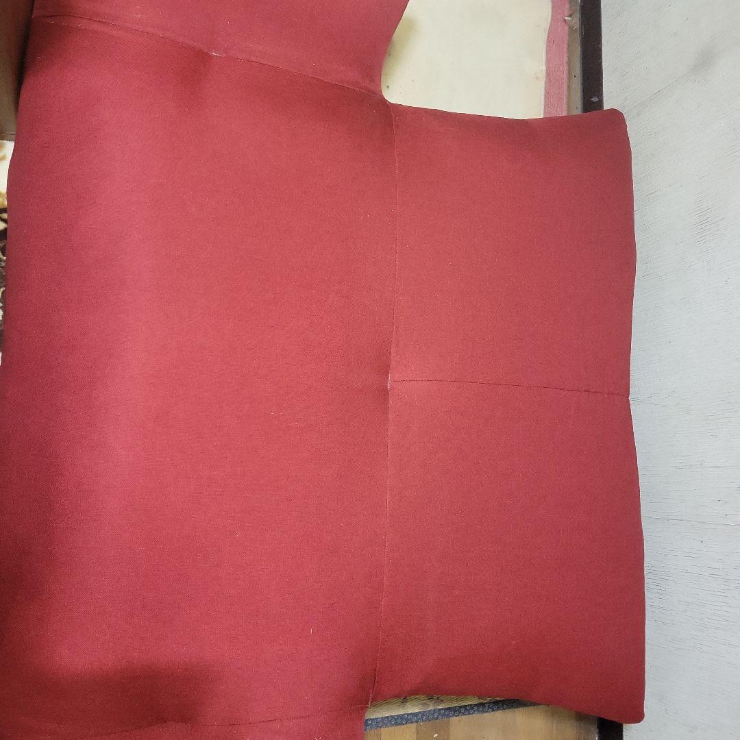 ニトリ二人掛けソファー　赤