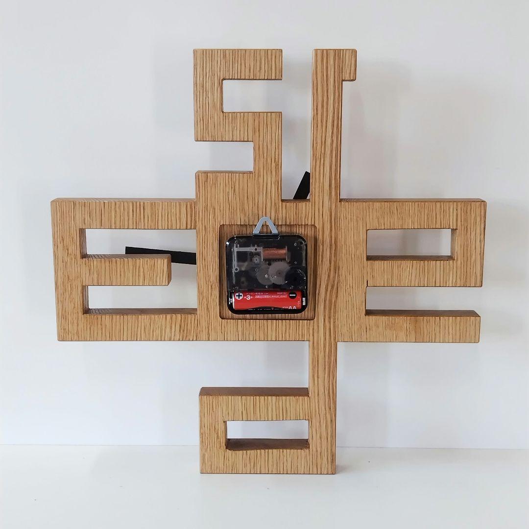 壁掛け時計（楢）