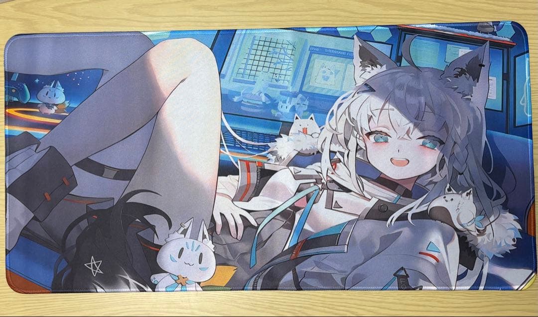 新品未使用 ホロライブ 白上フブキ プレイマット - メルカリ