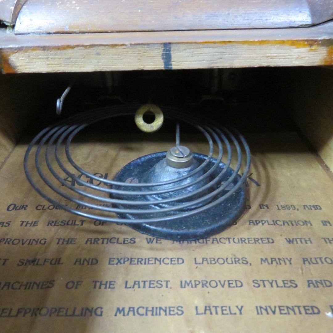 柱時計 REGULATOR TAKANO 振り子 ネジ巻 ジャンク 木製 レトロ