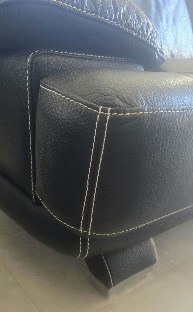 本革 3人掛けソファー