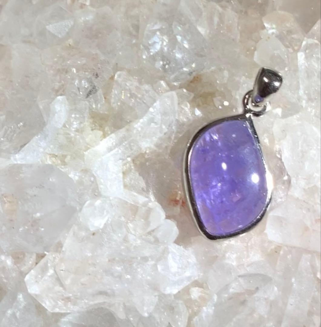 ★高品質★ ピンクタンザナイト　ペンダントトップ　silver925