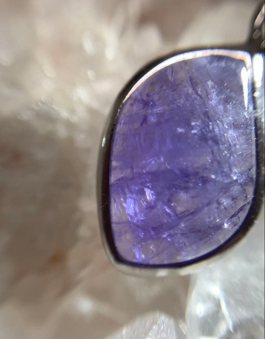 ★高品質★ ピンクタンザナイト　ペンダントトップ　silver925