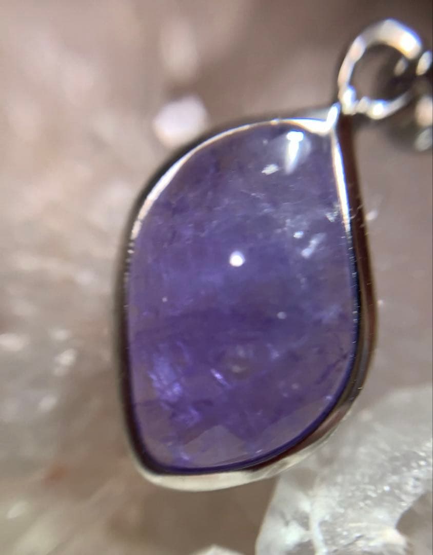 ★高品質★ ピンクタンザナイト　ペンダントトップ　silver925