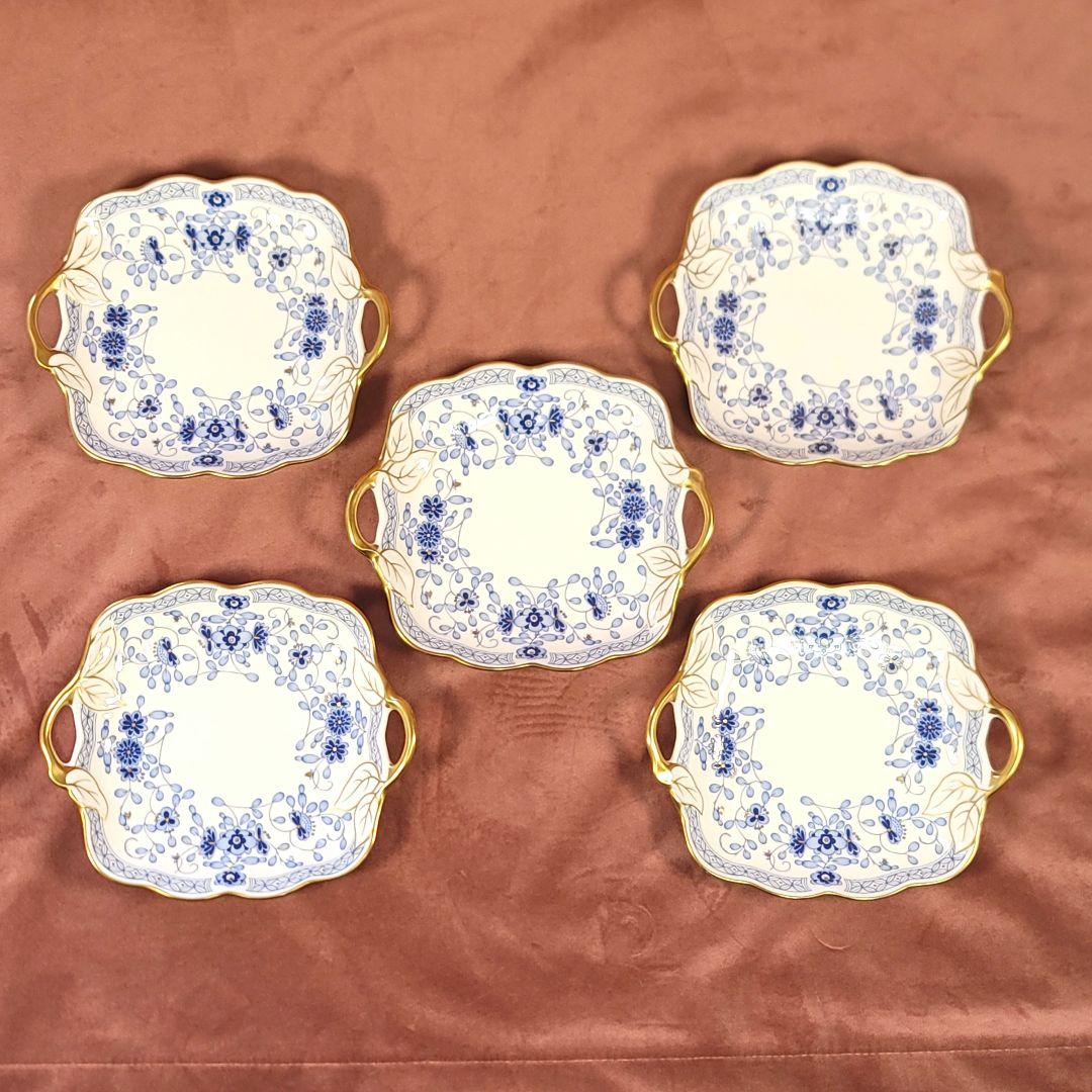 NARUMI ナルミ ミラノ 持ち手付き スクエア プレート 小皿　大皿セット