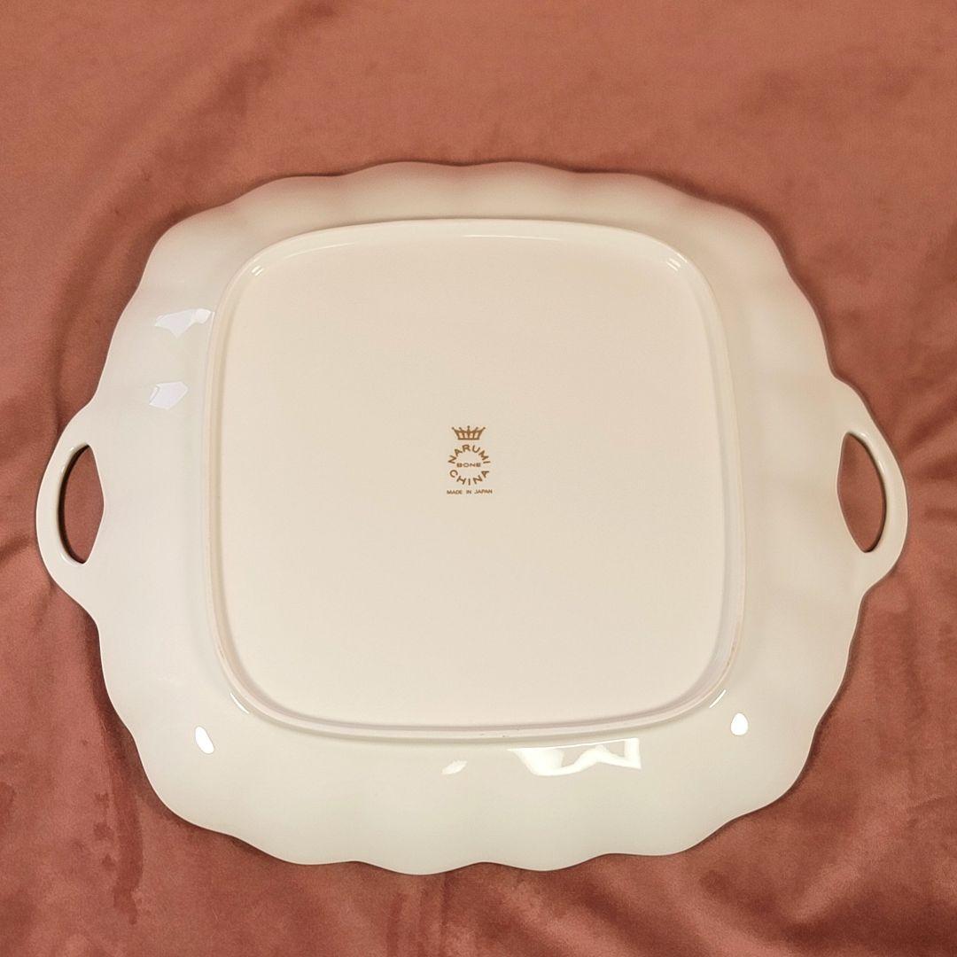 NARUMI ナルミ ミラノ 持ち手付き スクエア プレート 小皿　大皿セット