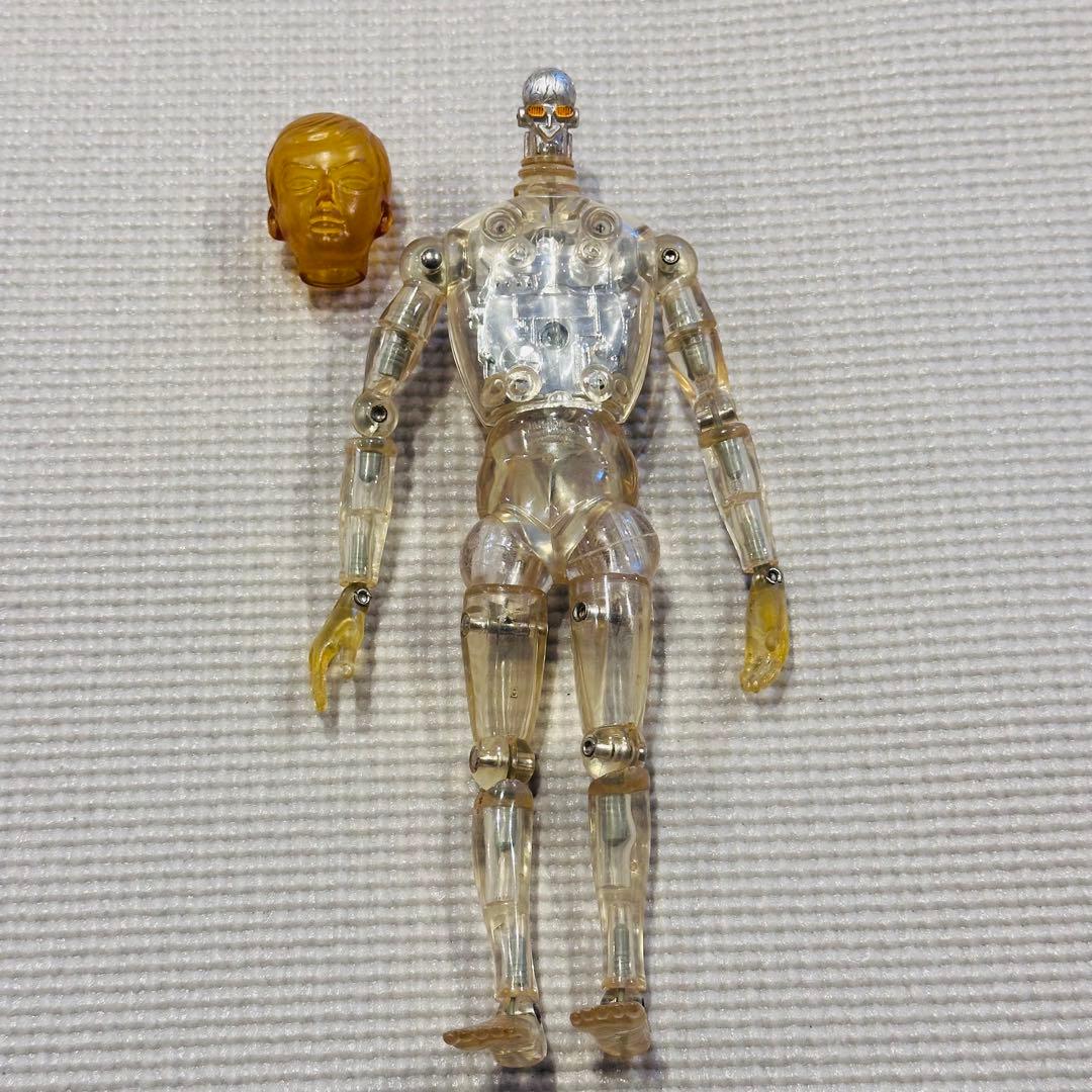 変身サイボーグ 透明ボディ 旧タカラ製 当時物 武器 冊子 ビンテージ レトロ