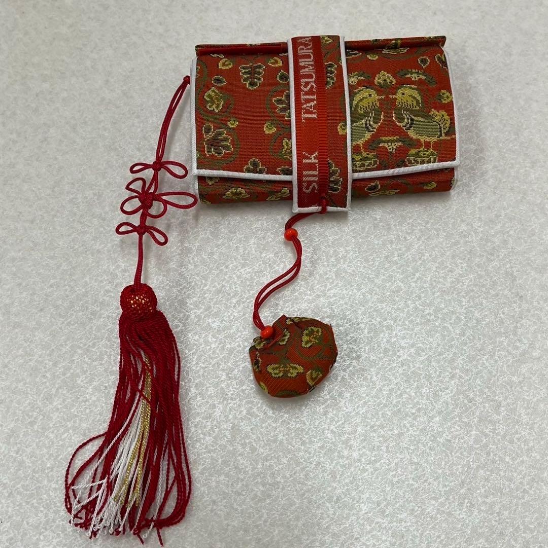 （63）七五三 はこせこセット 絹100% 龍村美術織物 日本製