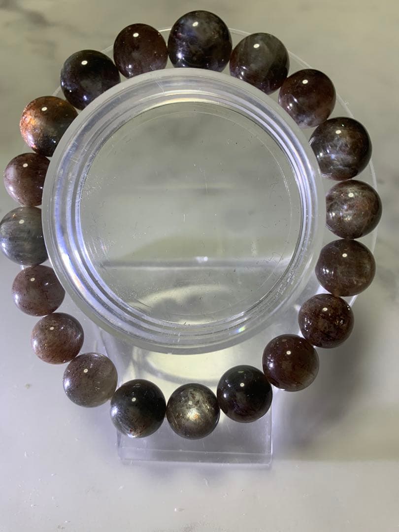 サンムーンストーン　10ミリ　内径17 高品質