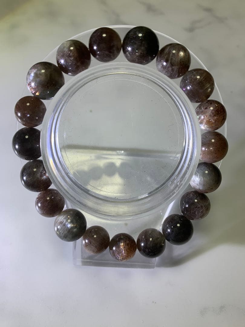 サンムーンストーン　10ミリ　内径17 高品質