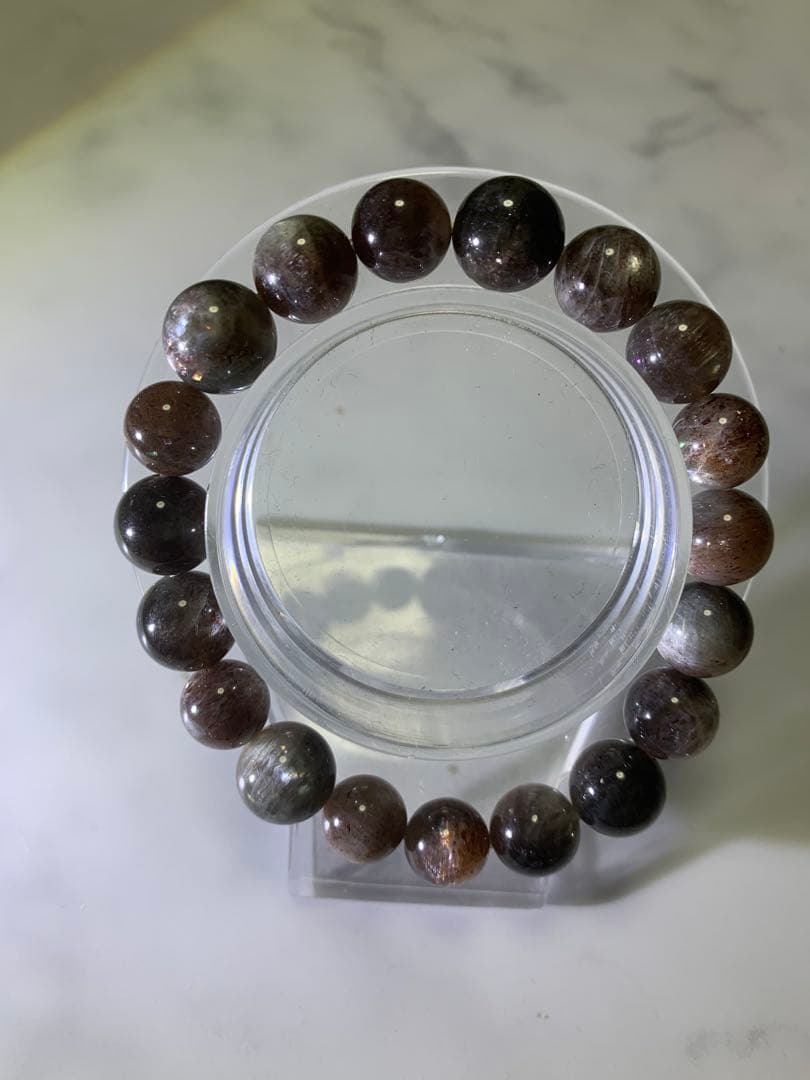 サンムーンストーン　10ミリ　内径17 高品質