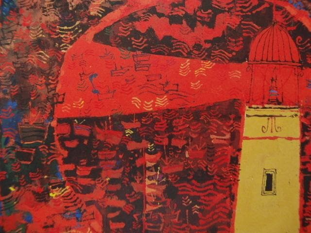 早川 義孝 【太陽祭の詩】 希少画集画、状態良好、新品高級額装付