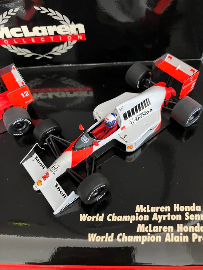 ミニチャンプスF1 1/43 McLaren MP4/4、MP/4/5