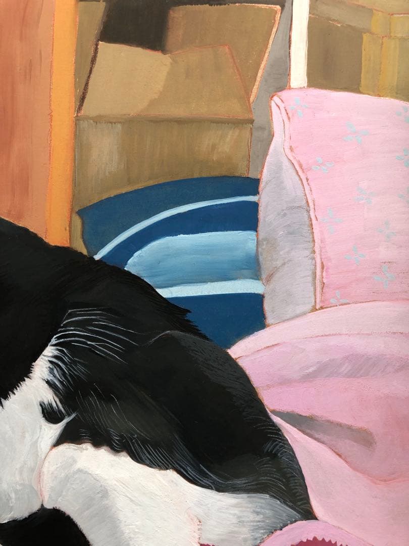 原画「ウメ12」《＋猫イラスト３枚無料プレゼント！》