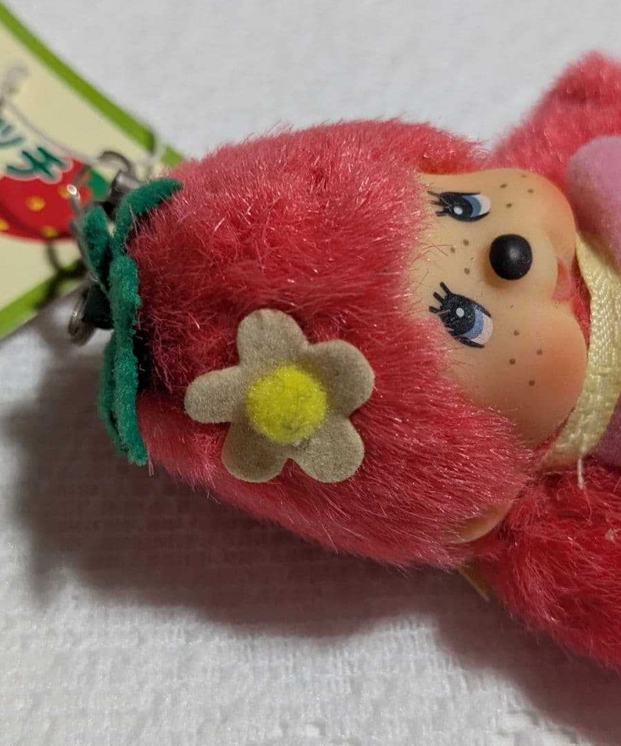 モンチッチ レトロ いちご フィギュア ストラップ 静岡限定 タグあり