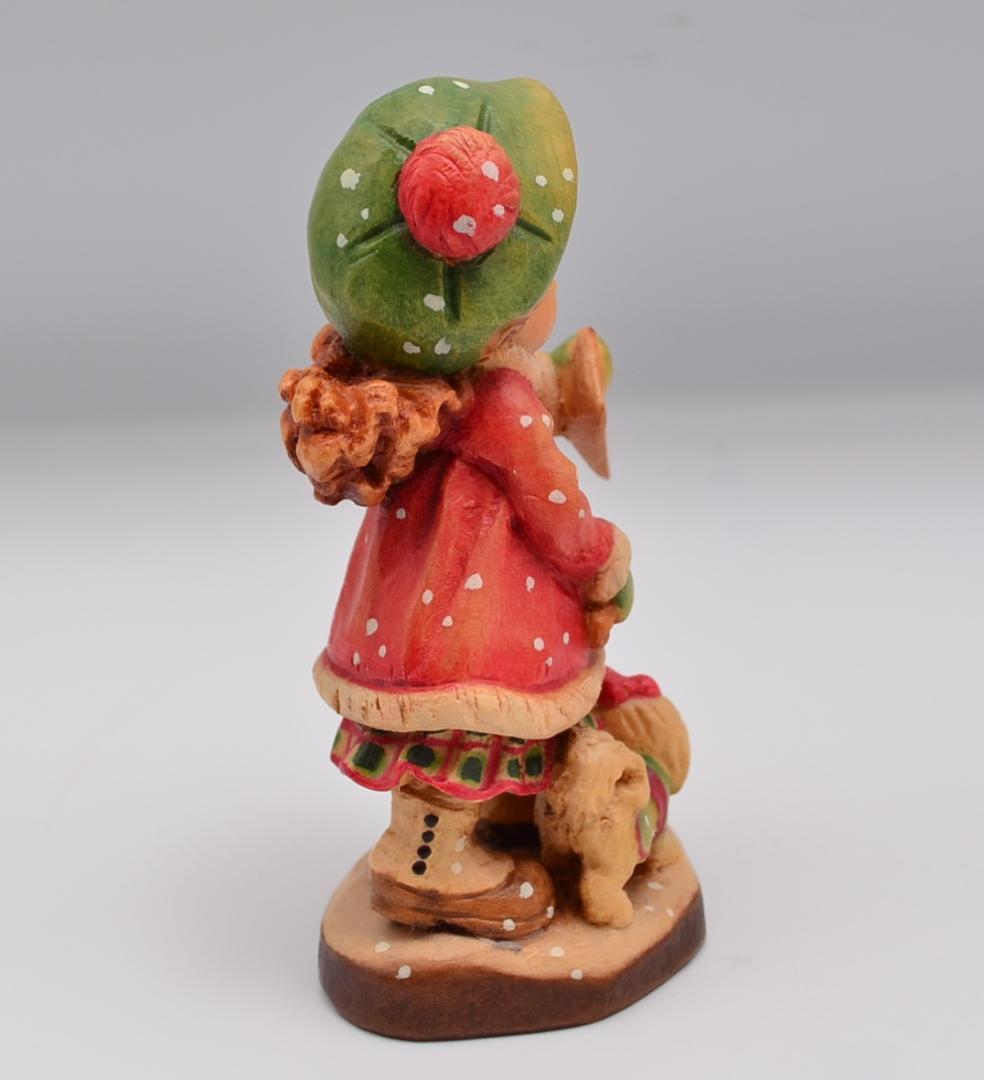 速達 アンリ ANRI サラケイ 木彫り人形 イタリア 高さ11cm 限定品