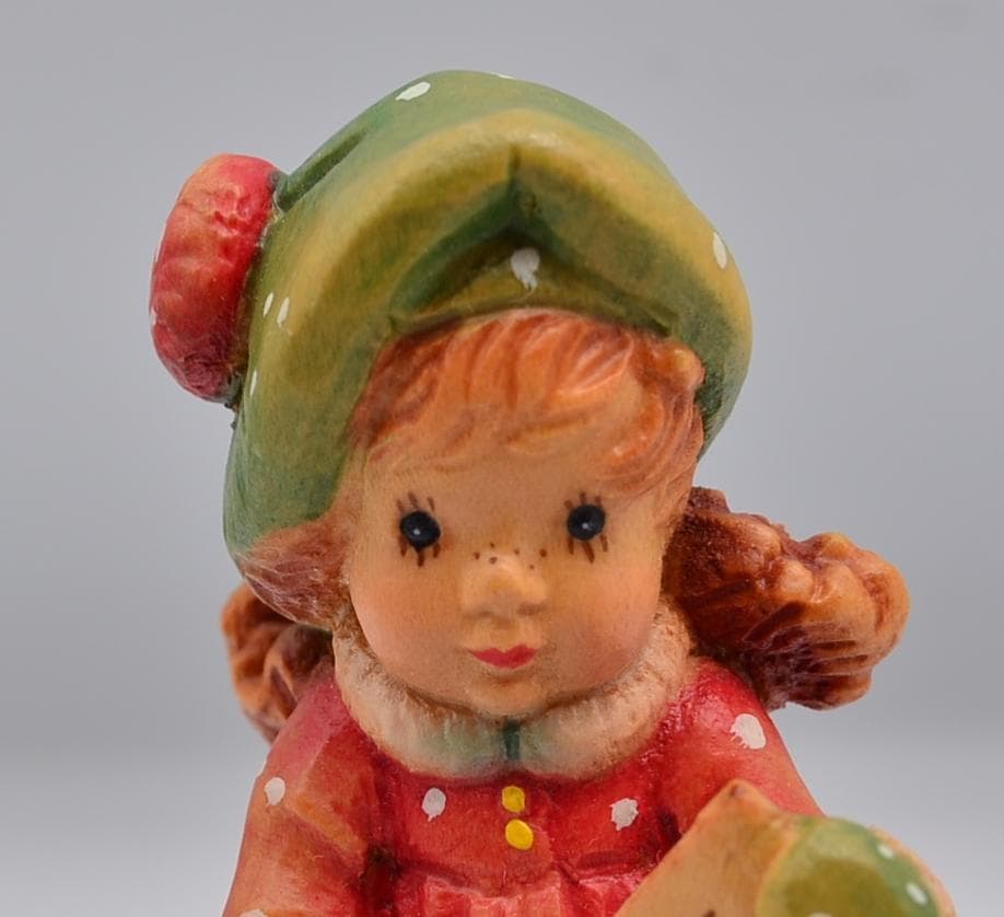 速達 アンリ ANRI サラケイ 木彫り人形 イタリア 高さ11cm 限定品