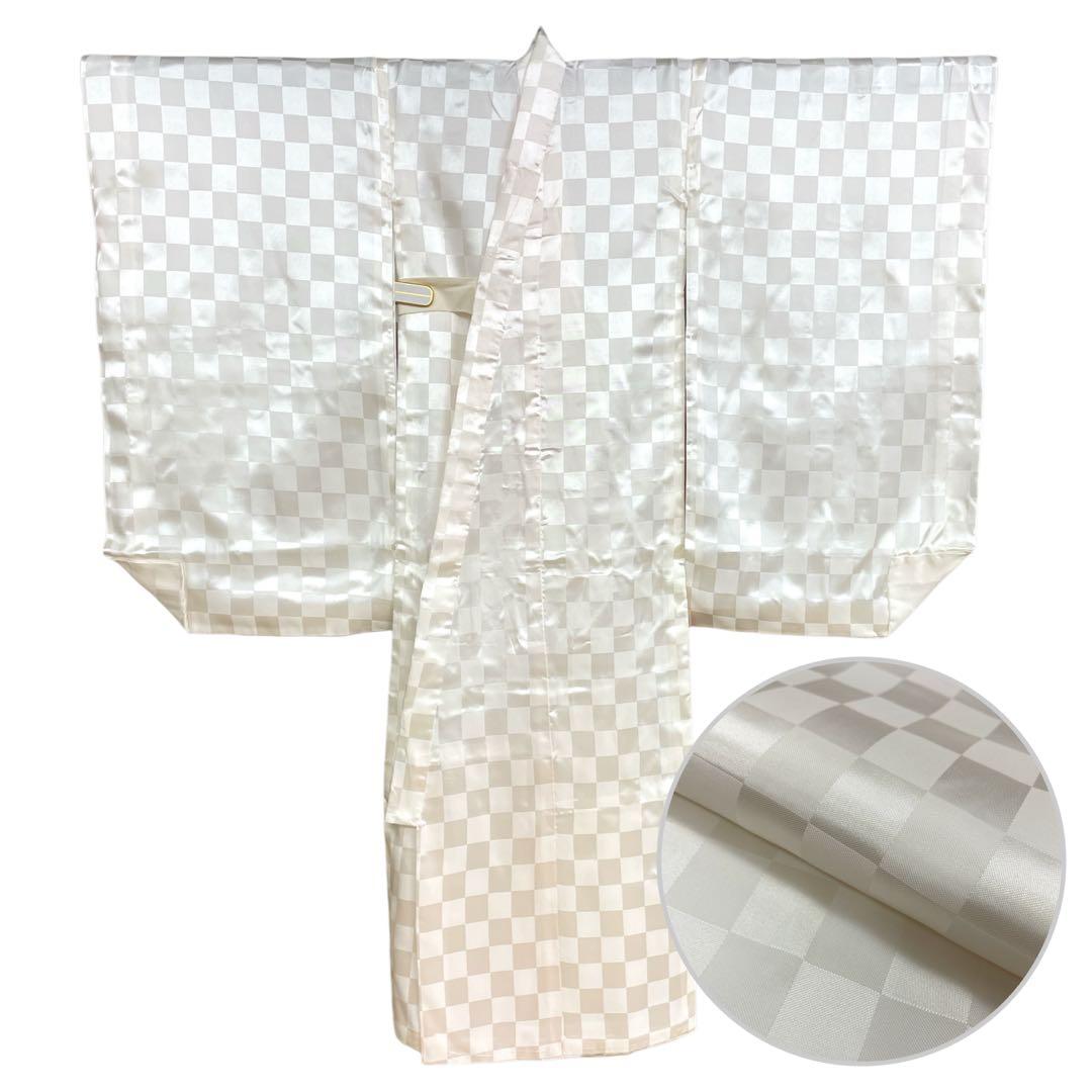 ◎mk-3497　七五三　女の子　着物・襦袢・帯揚げセット　3歳　　12-15