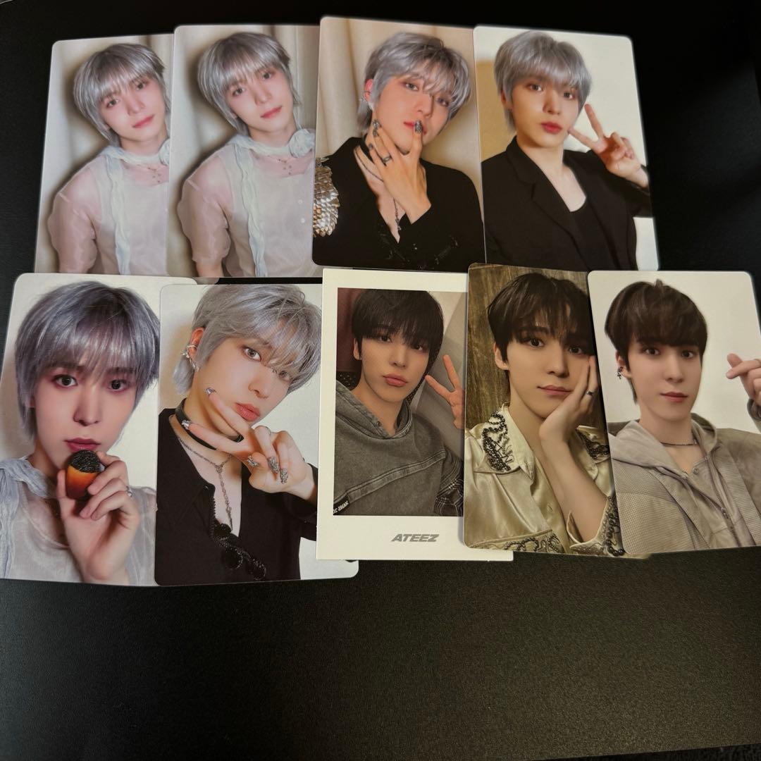 ATEEZ ユノ トレカ GOLDENHOUR 9枚セット - メルカリ