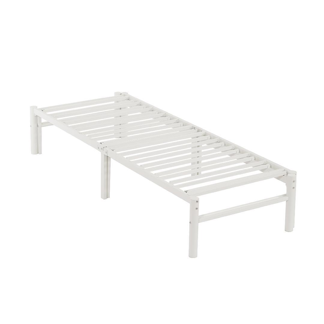 【ホワイト】ディベッド 伸長式ベッド シングル セミダブル 2way 伸縮 収納