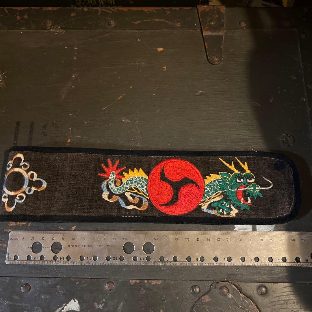 60年代　70年代　　スーベニア　沖縄　龍刺繍　三味線