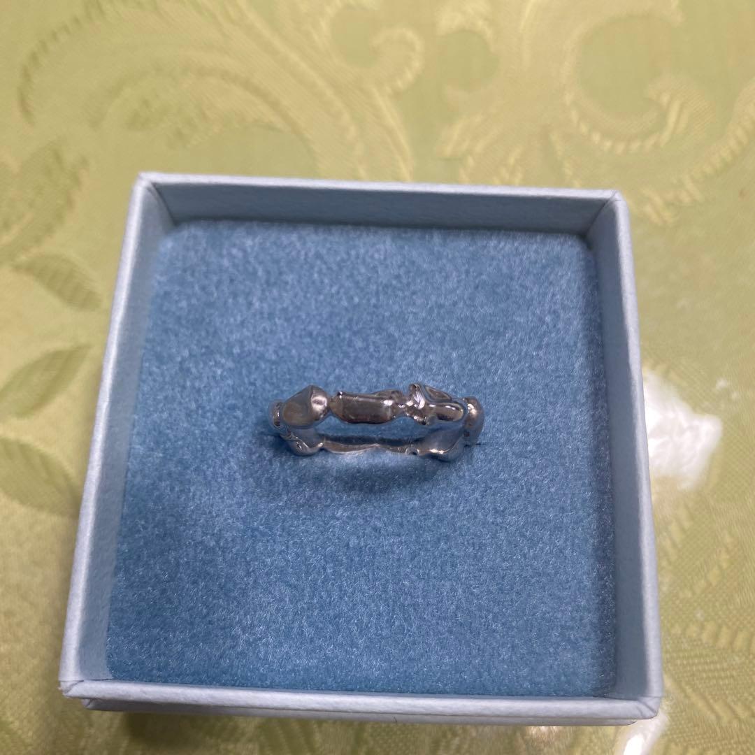 MIKU FUKAMITSUシルバー 波形デザインリング