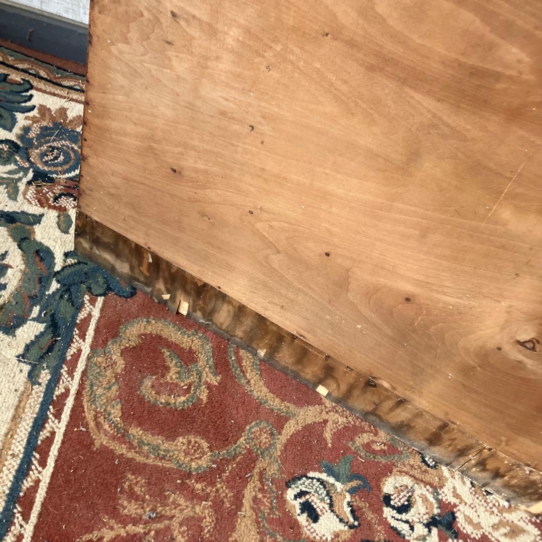 昭和レトロ 古家具 ガラス戸 木製キャビネット 食器棚 飾り棚 サイドボード古材