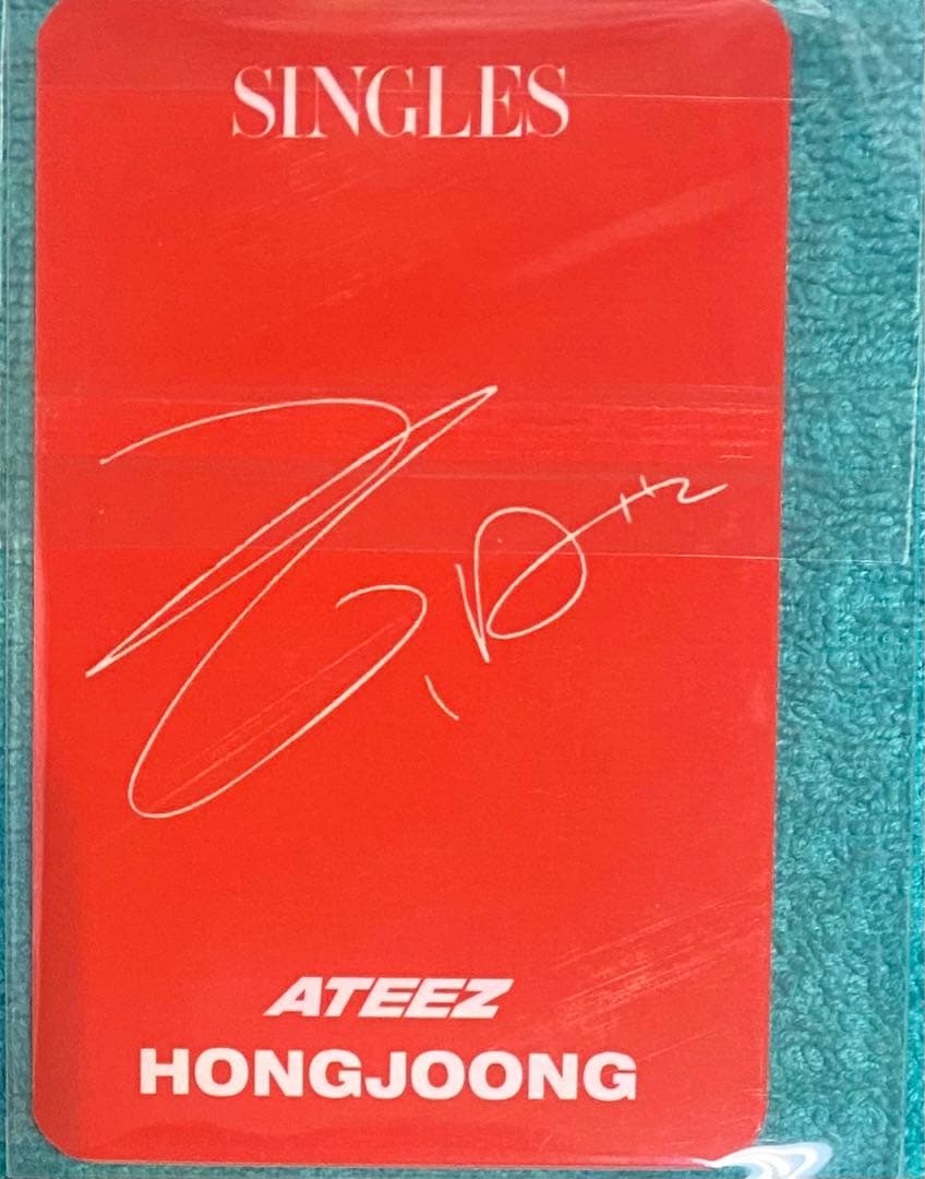SINGLES JAPAN VOL.12 特典トレカ ATEEZ ホンジュン - メルカリ