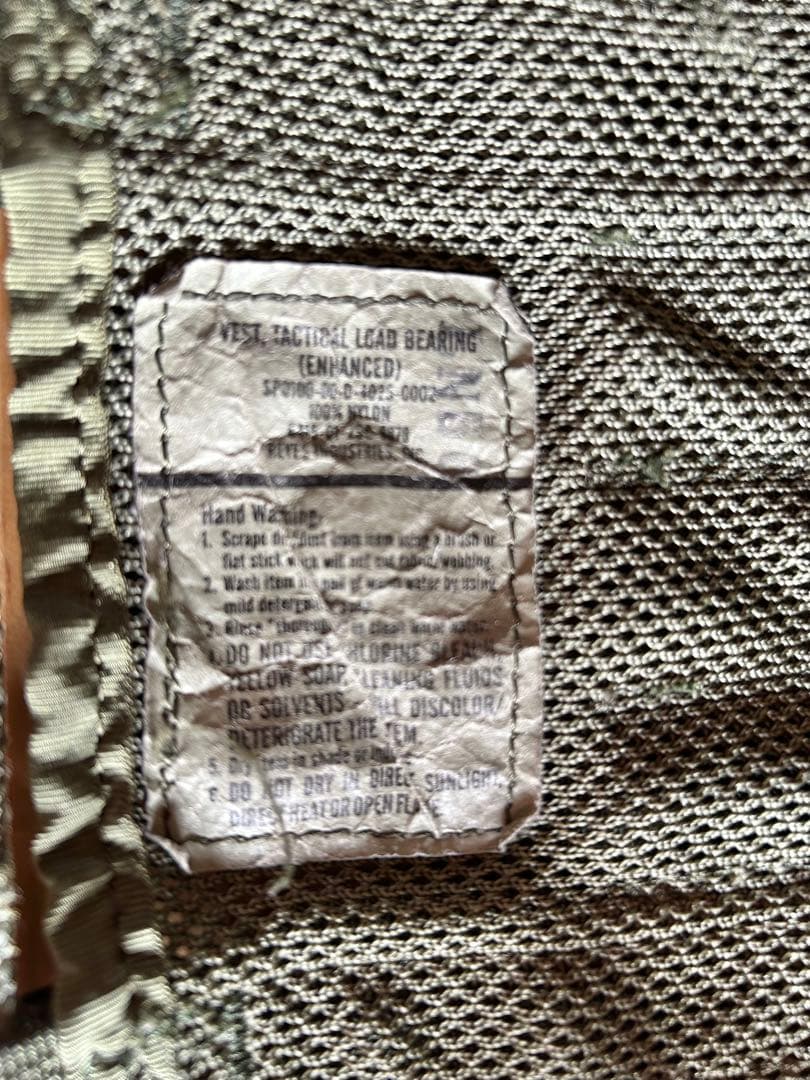 実物　米軍使用　タクティカルベスト＆ベルト