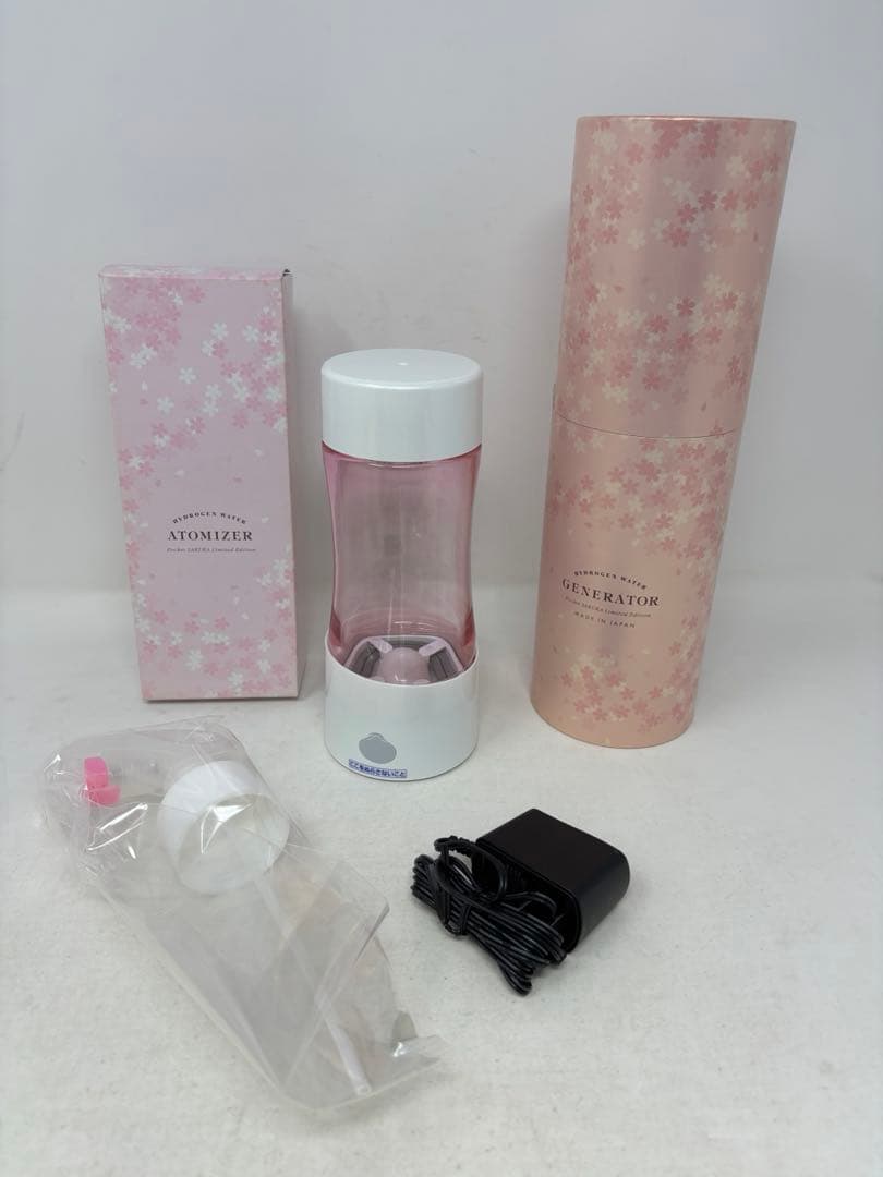 A935 ポータブル水素生成ボトル 桜ポケット 限定版
