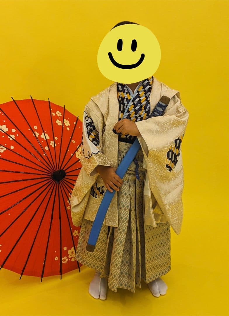 マジックテープ一体型 七五三着物 100～110cm