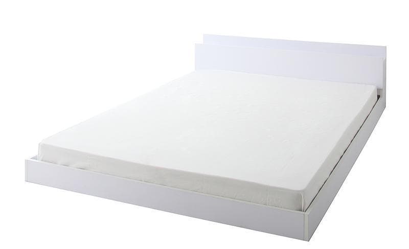 新品 送料込 保証付 シングルベッド マットレス付 棚 コンセント付 ホワイト