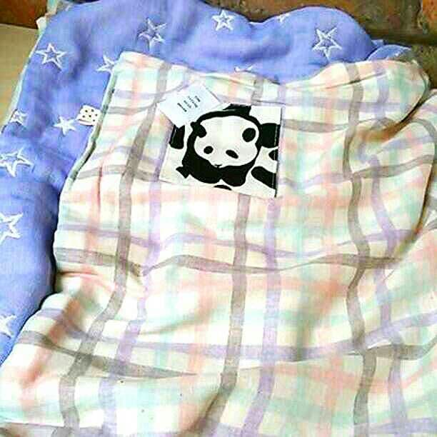 専用♥みかん♥８重ガーゼ特大ブランケット☆ぱんだ♥
