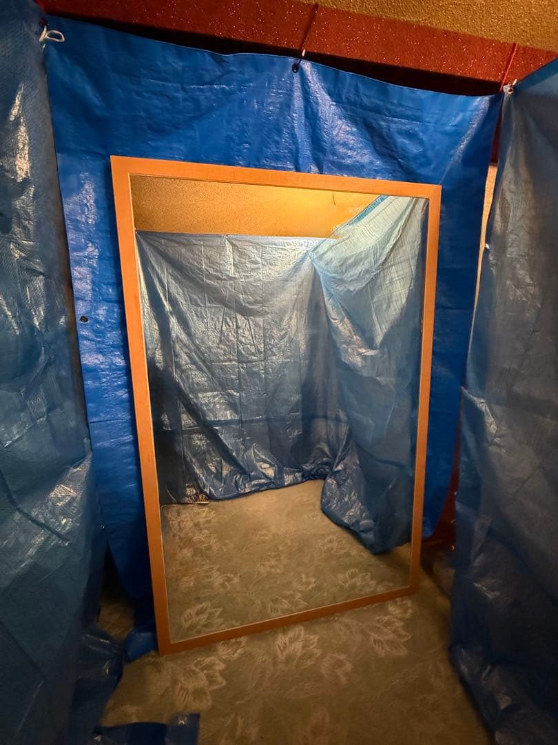 大型ミラー 全身鏡 痩身ミラー 姿見 ダンス スタジオ バレエ ショップ 北欧