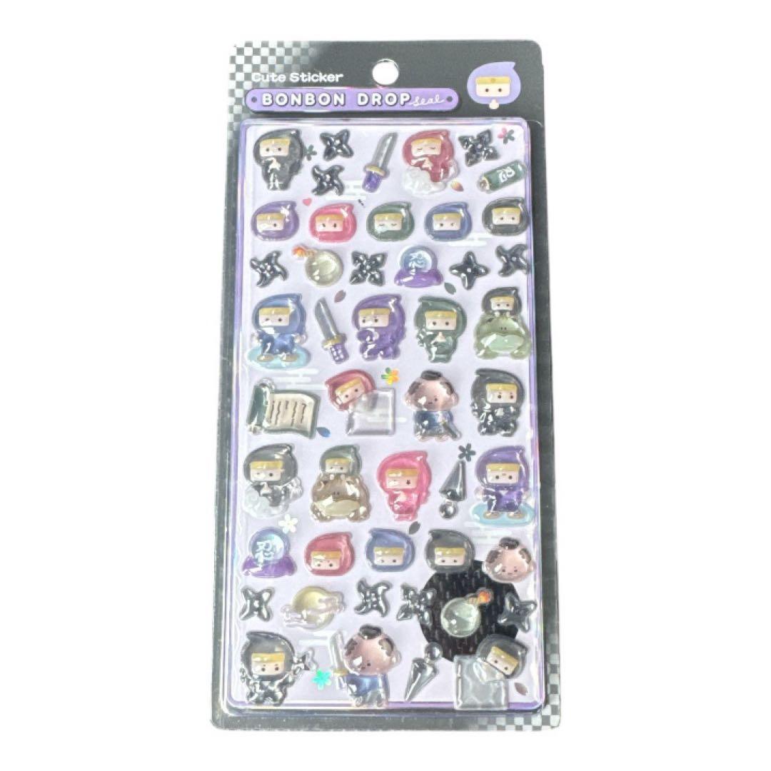 レア】ボンボンドロップ シール 忍者 相撲 日本 和風 和柄 セット