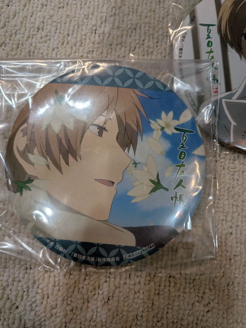 非売品　夏目友人帳 伍 Amazon　DVD購入特典　 缶バッジ　コンプリート