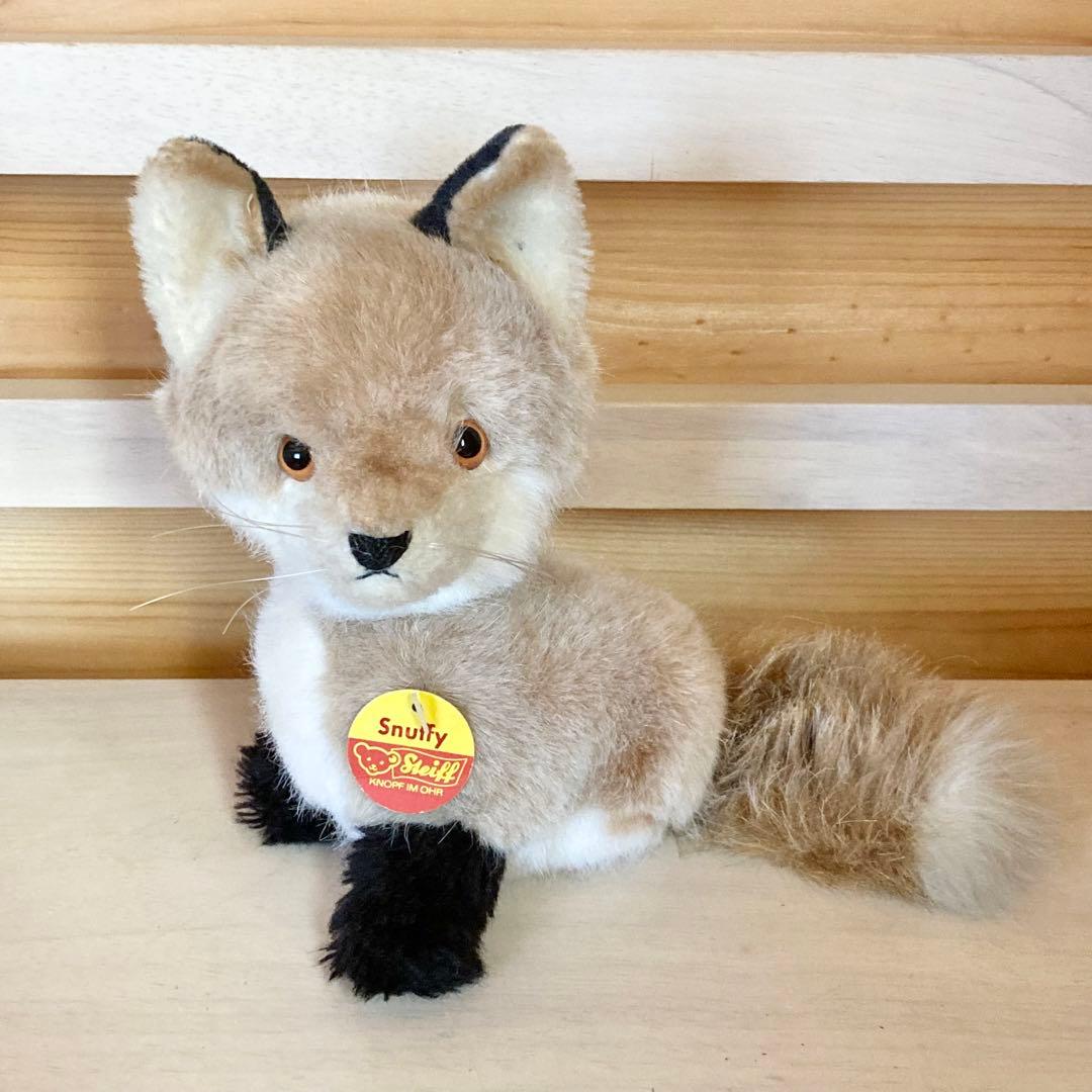 オールドシュタイフ キツネ Snuffy ぬいぐるみ ドイツ ヴィンテージ